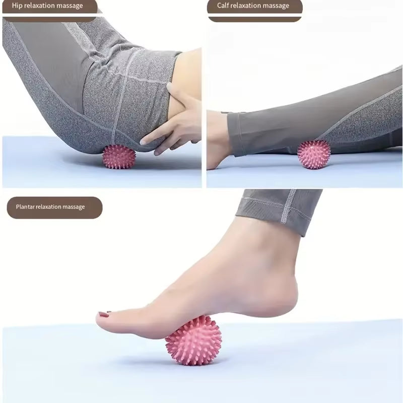 Hedgehog Massage Ball - Ultimate Yoga & Fitness Tool for Muscle Relaxation and Pain Relief